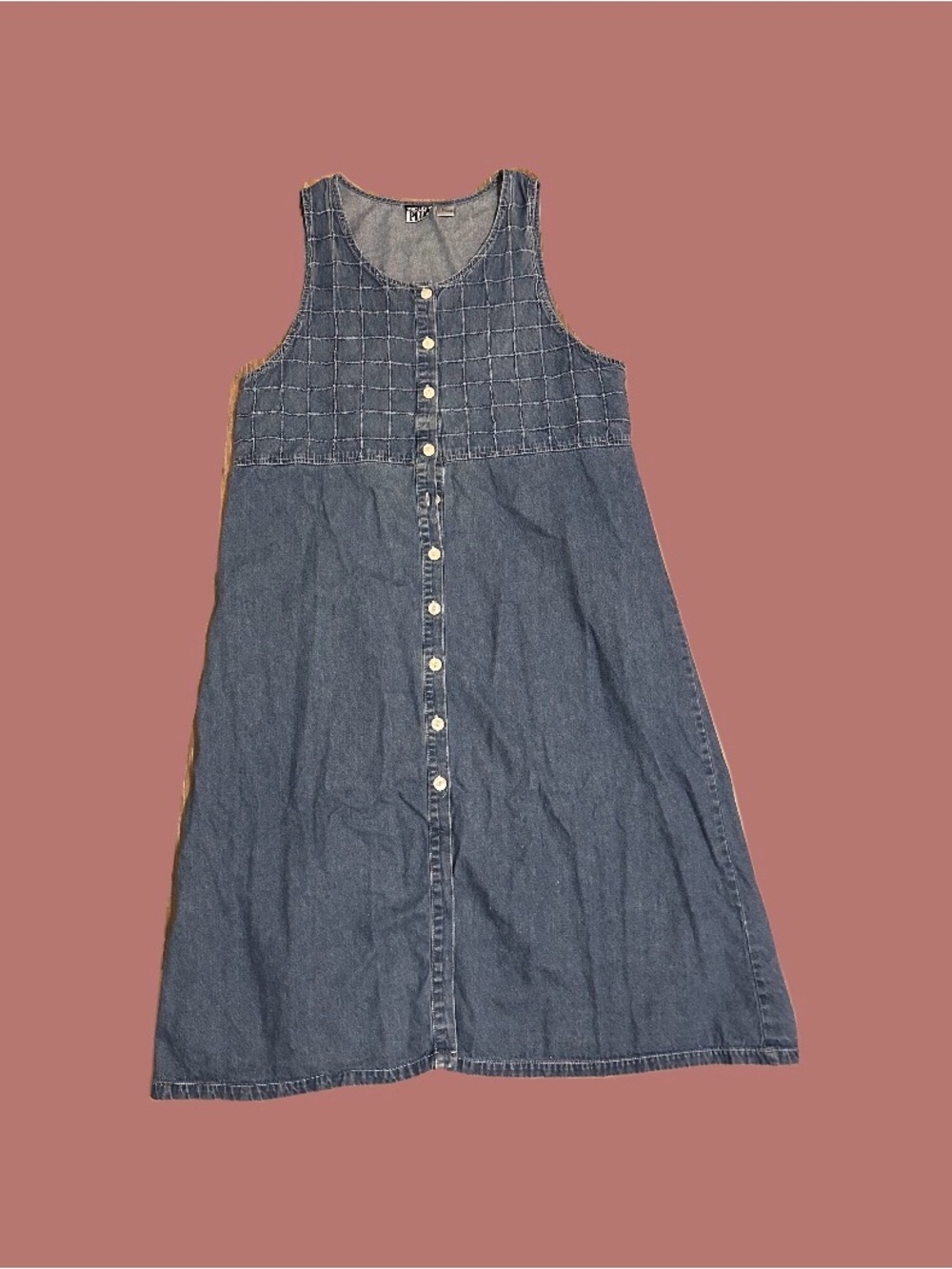 Proudly Plum Denim Dress